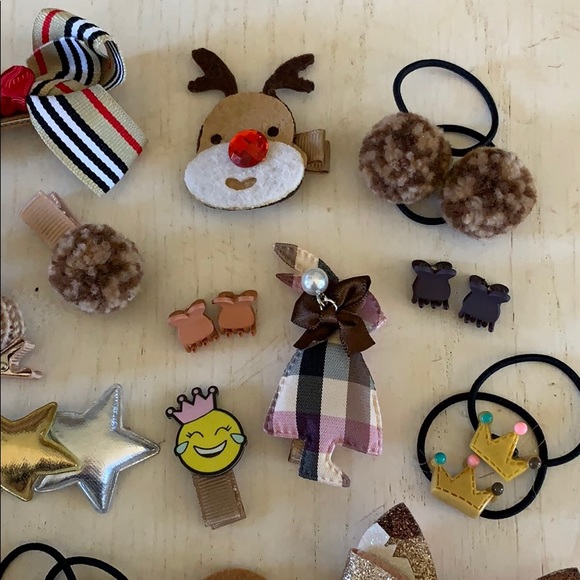 22pc Tan Hair Accessories Collection - Picture 4 of 7